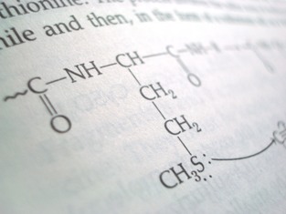 This photo of a chemical equation from a chemistry textbook was taken by photographer Kerem Yucel from Ankara, Turkey.